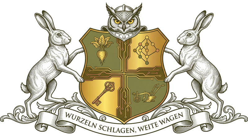 Familienwappen - Wurzeln schlagen, weite wagen