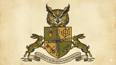 Familienwappen variation 2 - Wurzeln schlagen, weite wagen